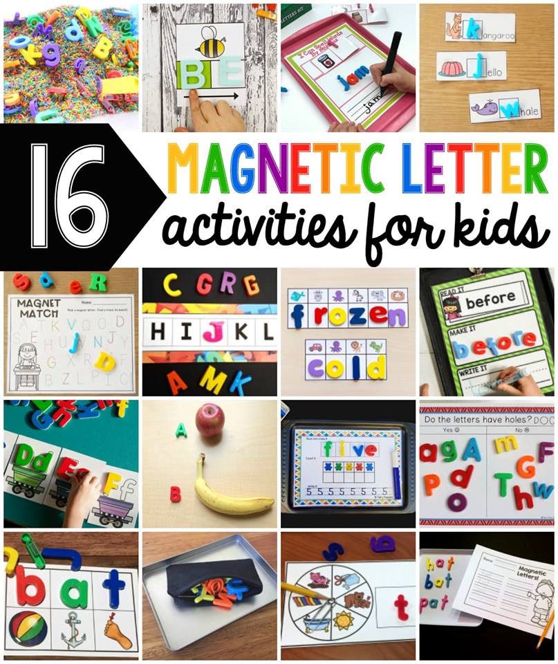 16 Fun Magnetic Letter Activities - Fairy Poppins