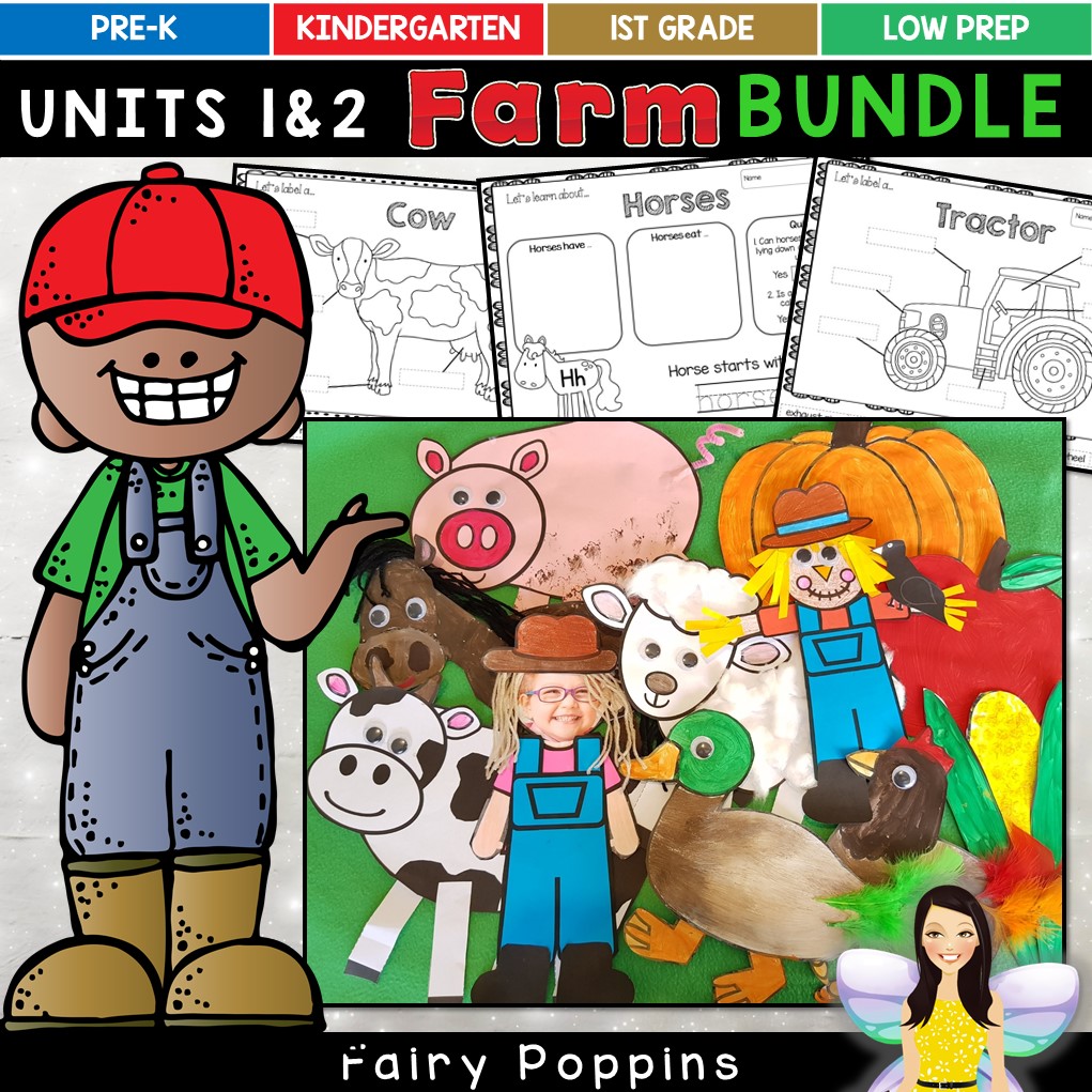 Farm craft templates and activities. Farm animals and fall themes. ~ Fairy Poppins