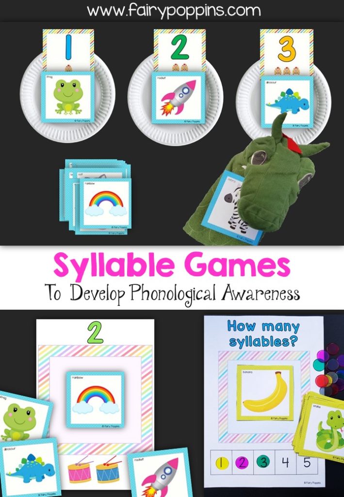 Syllable games to develop phonological awareness - Fairy Poppins