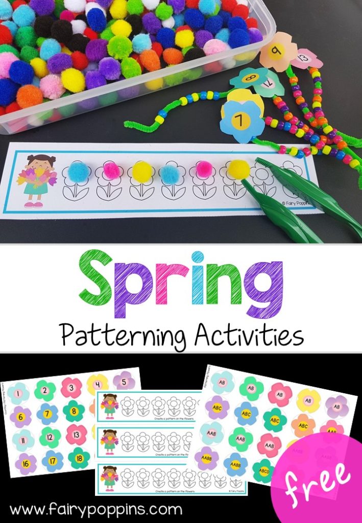 FREE Spring Roll and Cover Math Activity - The Kindergarten Connection