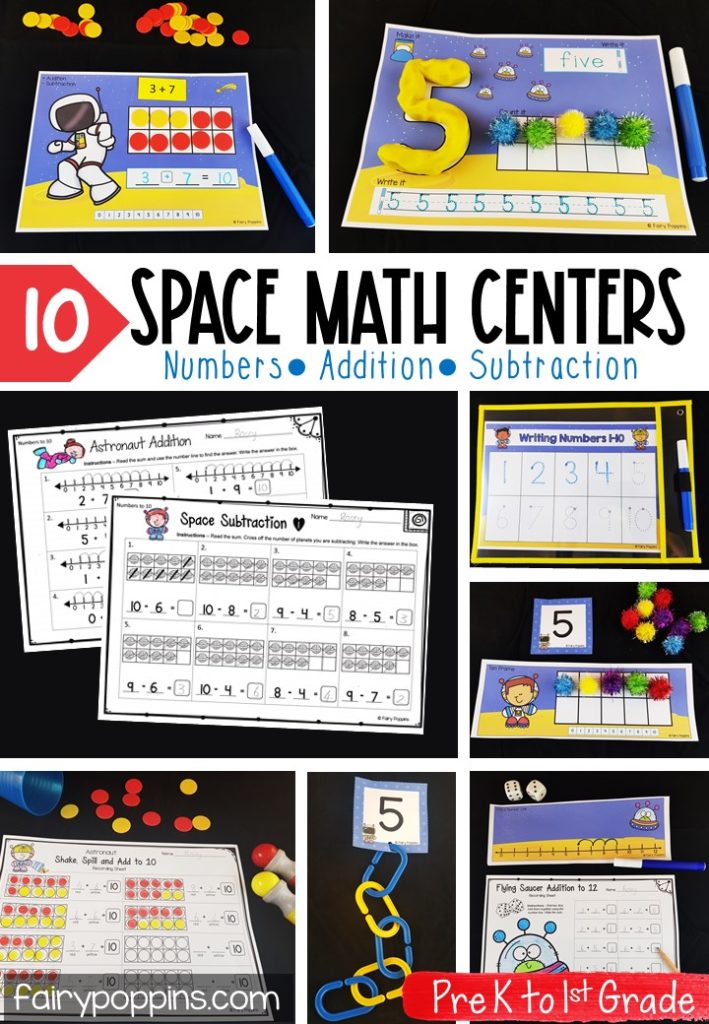 space counting worksheet