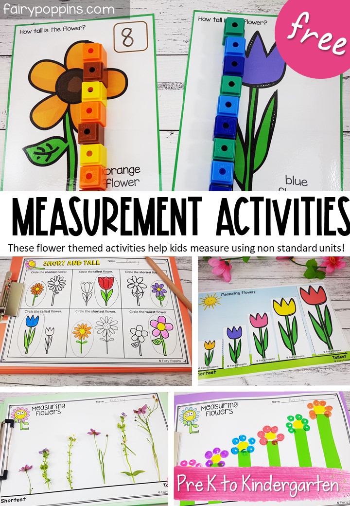 flower measurement activities fairy poppins