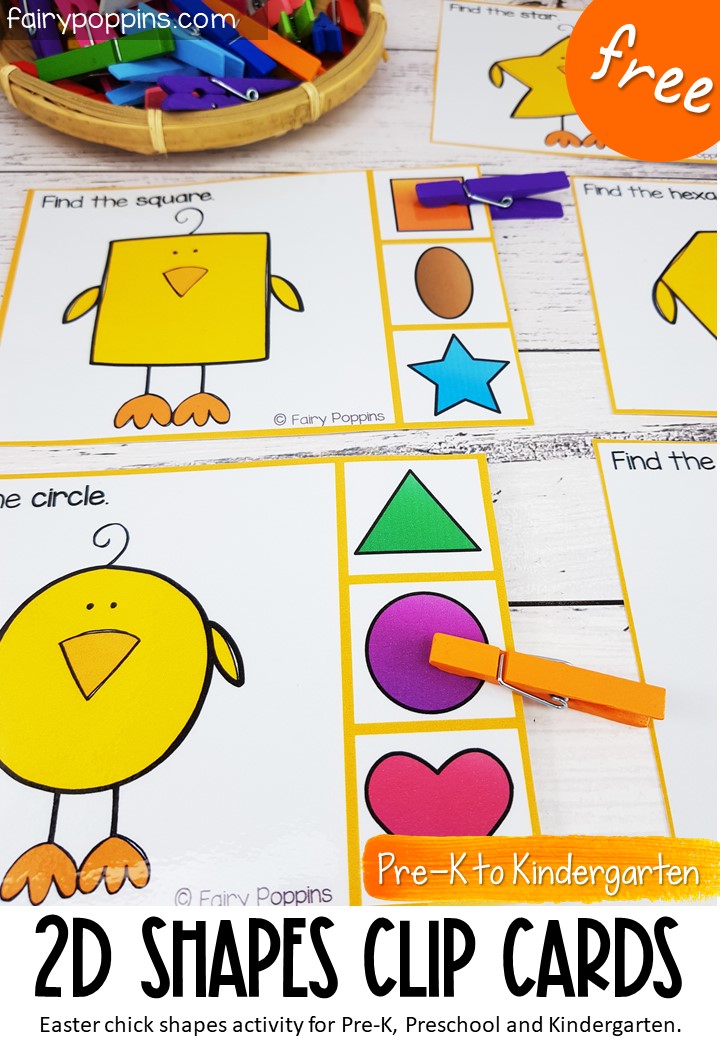 Easter Shapes Playdough Mats - Teach Me Mommy