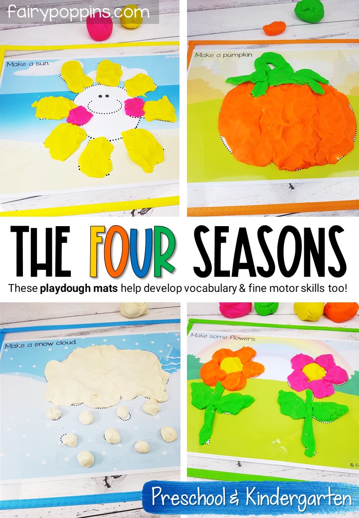 Summer Playdough Mats for Fun Activities for Kids (12 Free)