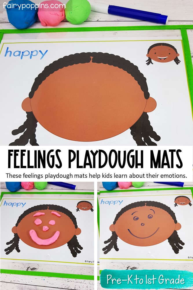 Emotions Playdough Mats