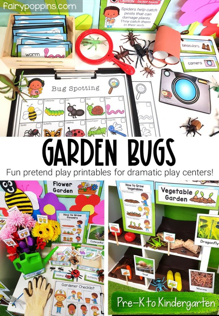 Garden Bugs Dramatic Play - Fairy Poppins