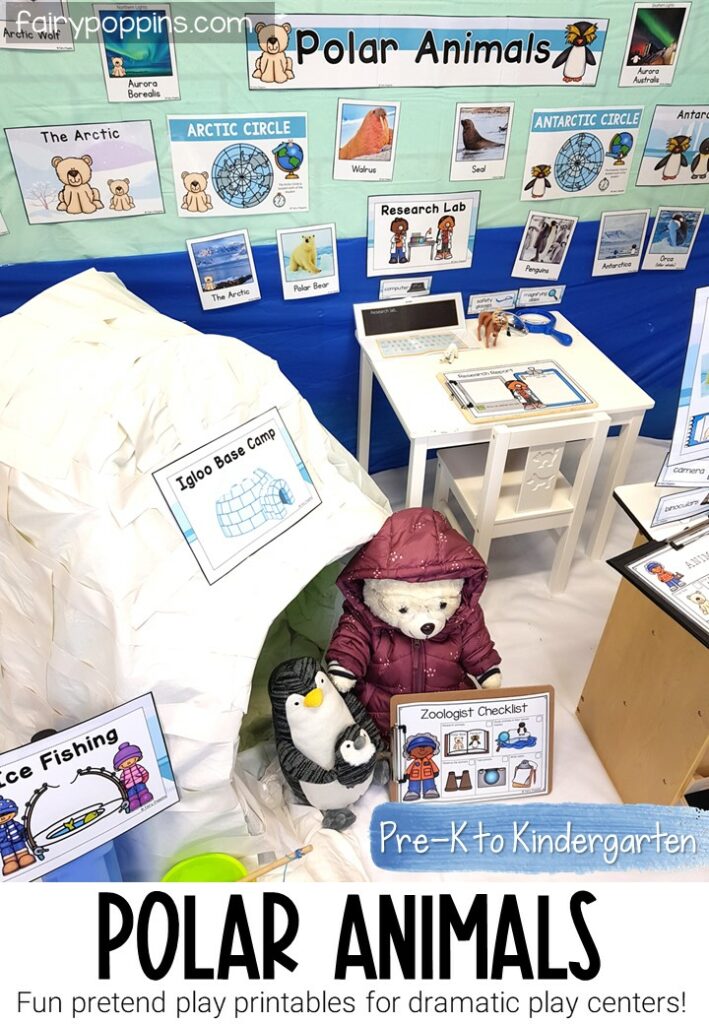 Polar Animals Dramatic Play - Fairy Poppins