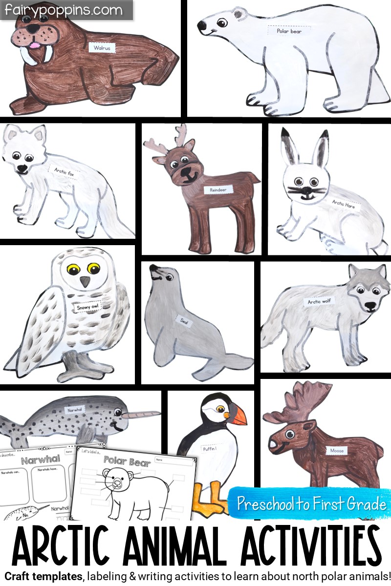 Arctic Animal Crafts And Activities For