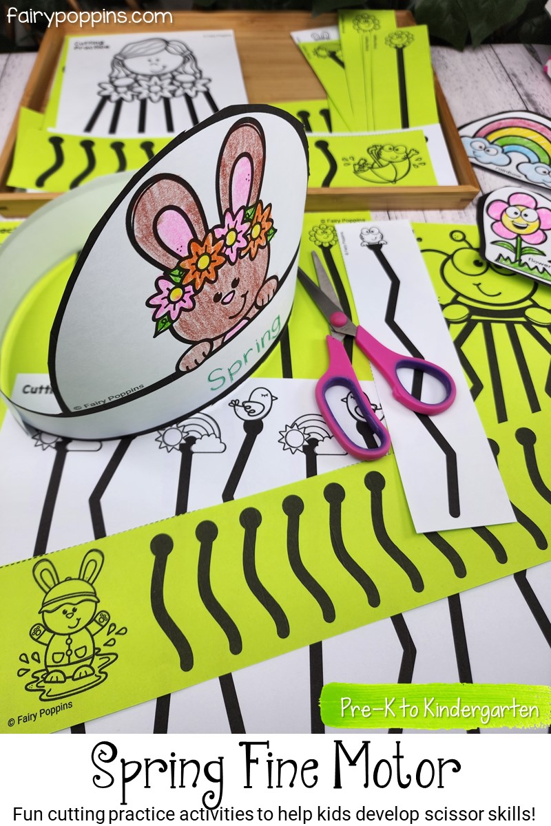 Strengthen Scissor Skills with Fun Summer Cutting Cards (Printable)