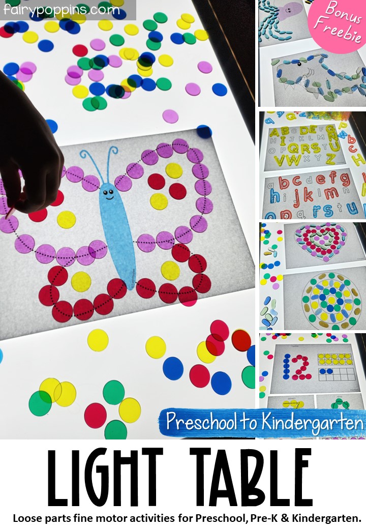 Benefits of Light Tables in Preschool and Kindergarten